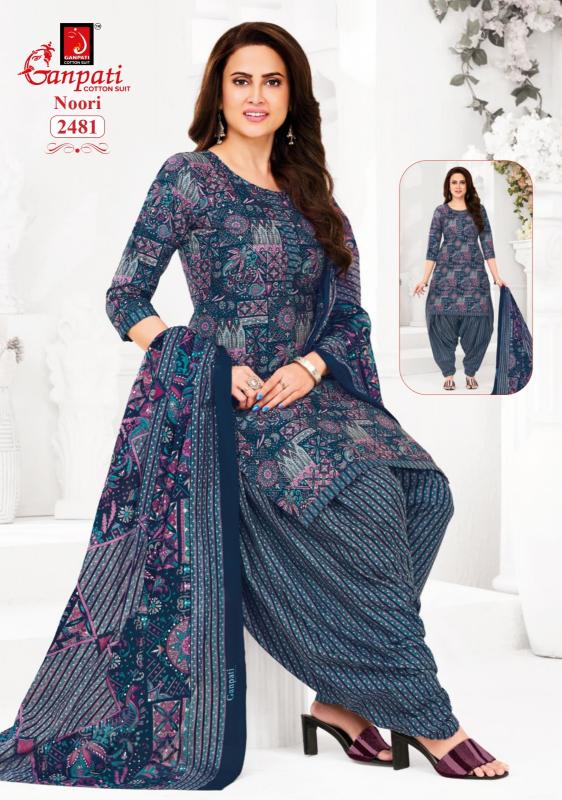 Ganpati noori patiyala vol-13 dress materials wholesaller